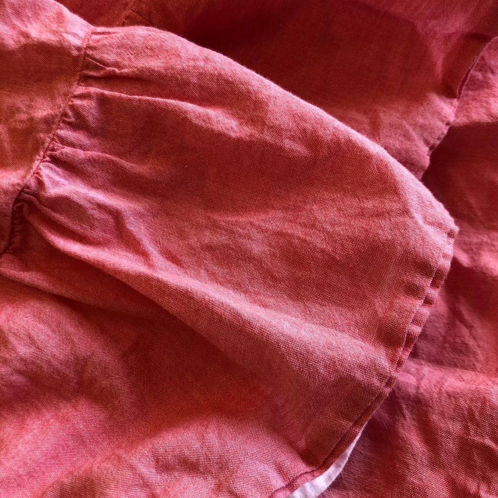 Pink Ruffle High Waisted Mini Skirt - Picture 3 of 3
